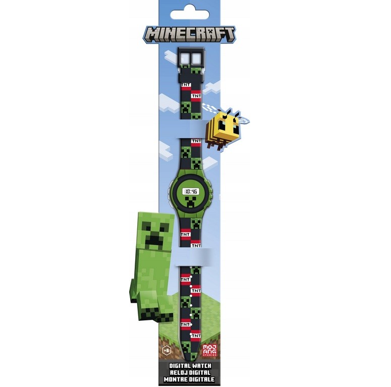 Zegarek cyfrowy Minecraft 