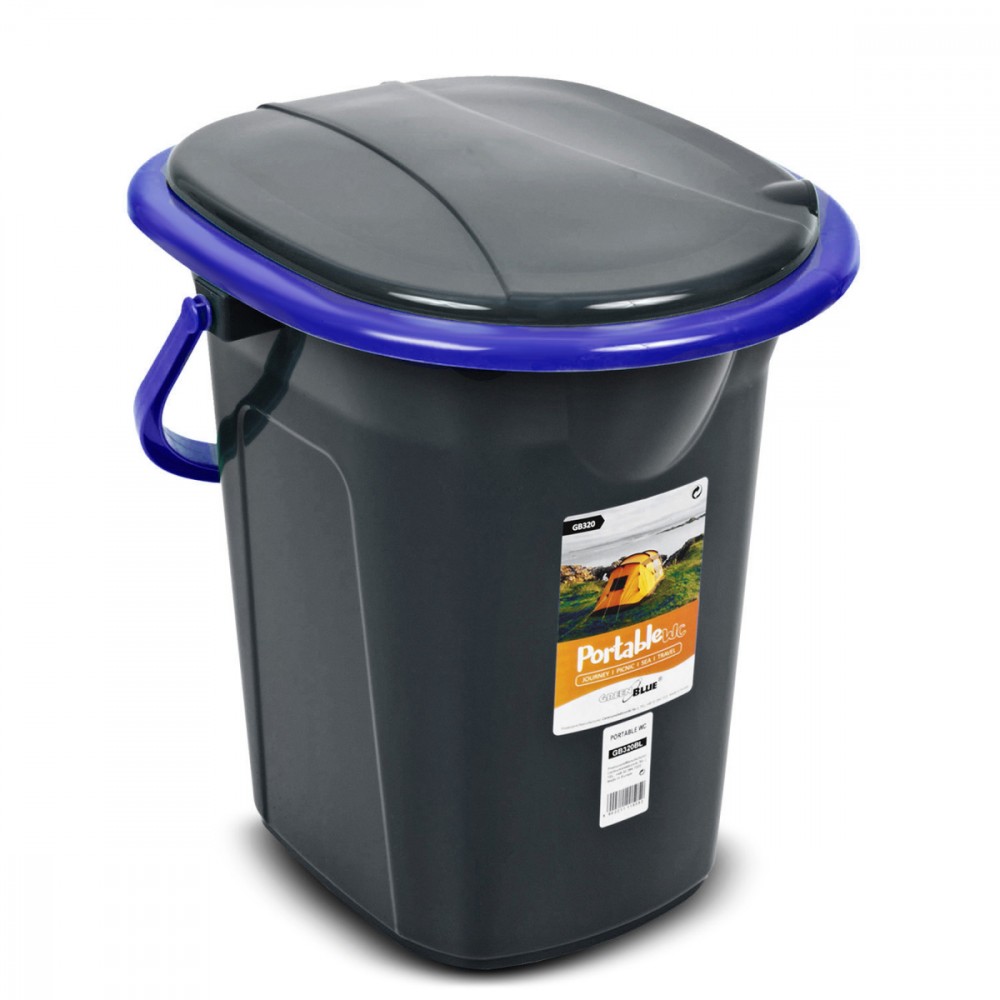 Toaleta turystyczna GB320BB czarno-granatowa