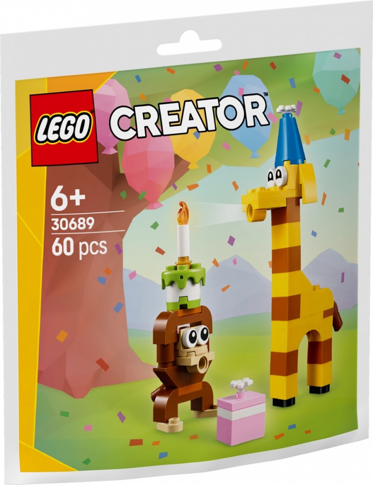 Klocki Creator 30689 Urodzinowe zwierzaki 