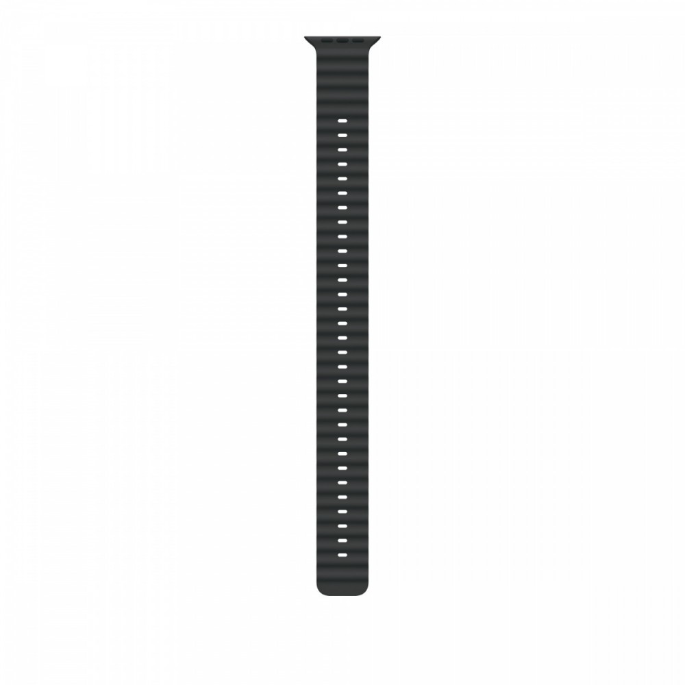 Przedłużka do paska Ocean w kolorze czarnym do koperty 49 mm - elementy z tytanu w kolorze naturalnym