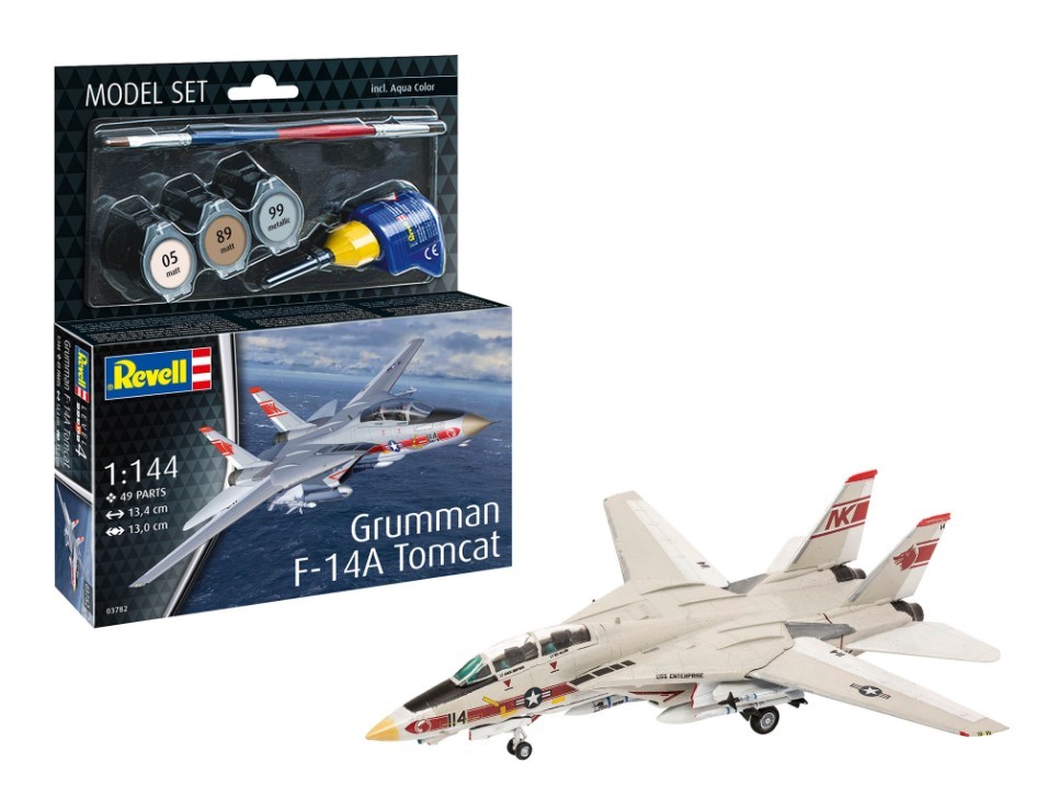 Model plastikowy Set Grumman F-14A Tomcat 1/144 