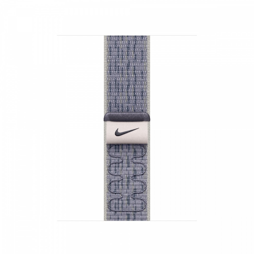Opaska sportowa Nike w kolorze szarym/niebieskim do koperty 40 mm