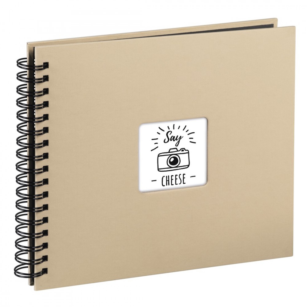 Album 36x32 taupe czarne kartki 