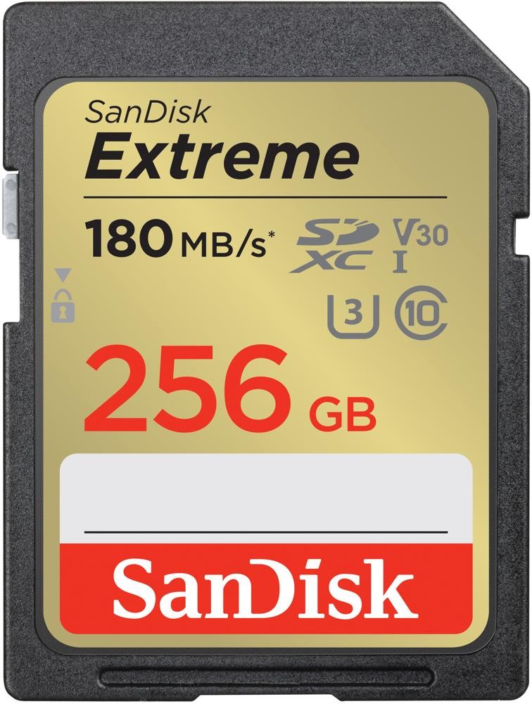 Karta pamięci Extreme SDXC 256GB 180/130 MB/s V30 UHS-I 
