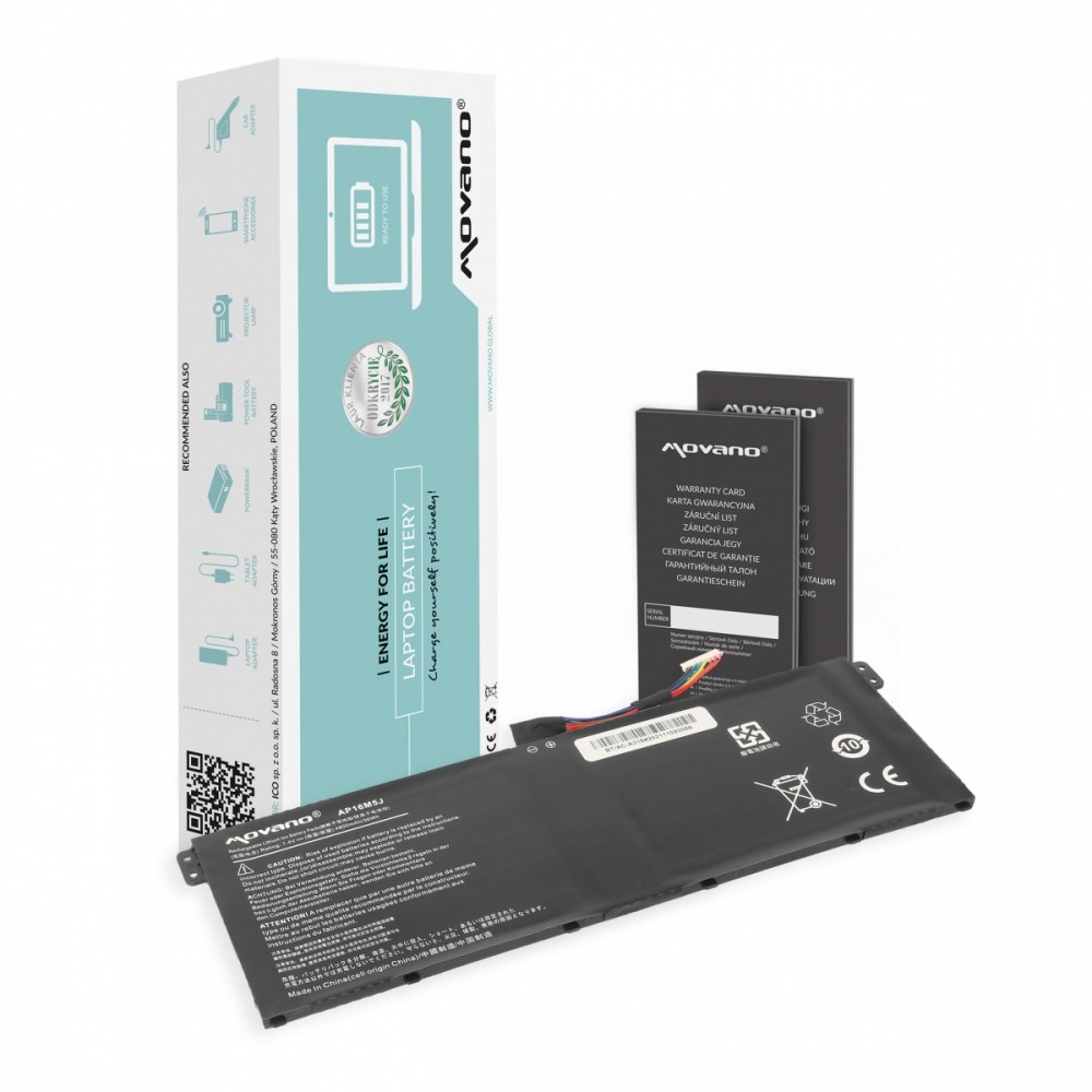 Bateria AP16M5J do Acer Aspire 3 A314 A315 A317 - 4800 mAh (36 Wh)