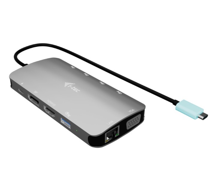 Stacja dokująca USB-C Meatl Nano 3x Display DP HDMI Power Delivery 100 W 