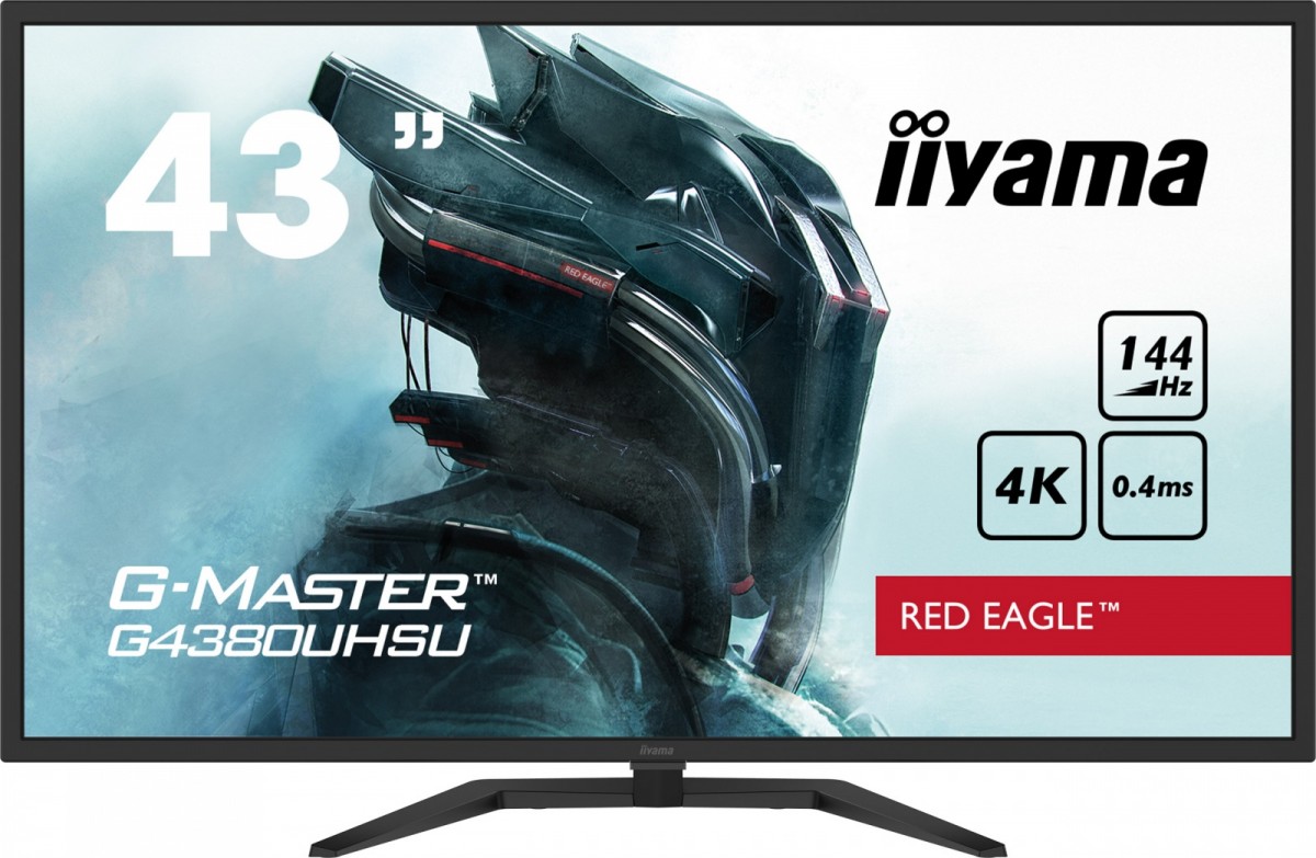 Monitor 43 cale G4380UHSU-B1 4K, VA, 2xHDMI, DP, 0,4ms, 550cd/m2, USB3.0 