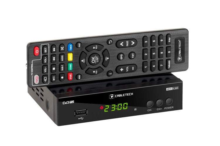 Tuner DVB-T2/C HEVC H.265 