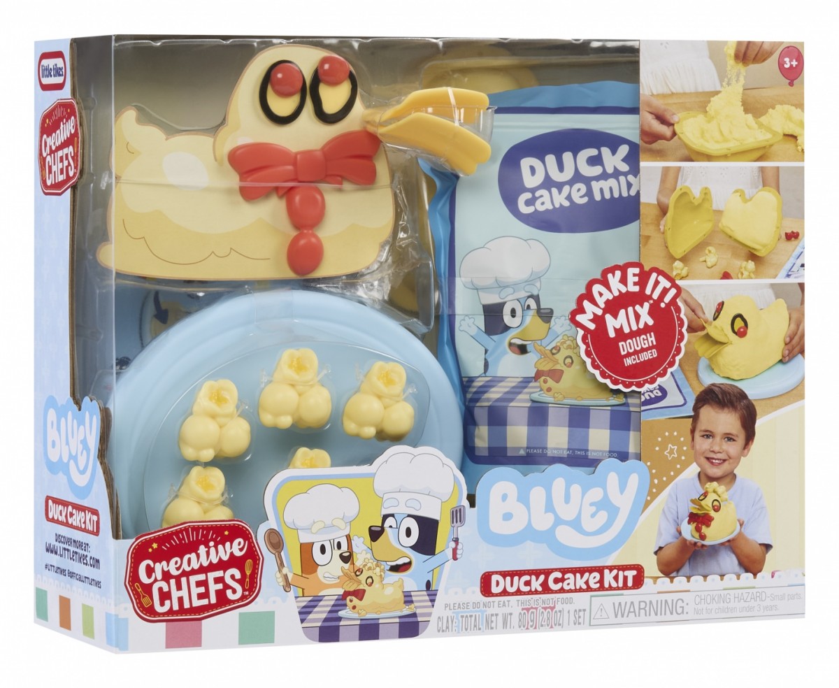 Masa plastyczna Creative Chefs Bluey Tort Kaczka Mix 