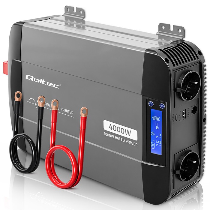 Przetwornica napięcia Pure Sine Wave | 12V na 230V | 2000/4000W 