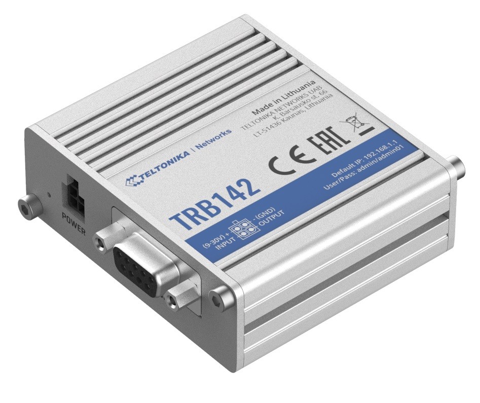 Bramka LTE TRB142 (Cat 1), 3G, 2G, USB 