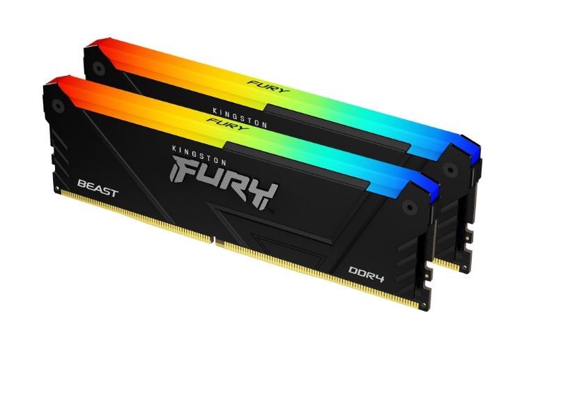 Pamięć DDR4 Fury Beast    RGB  16GB(2* 8GB)/3200  CL16 
