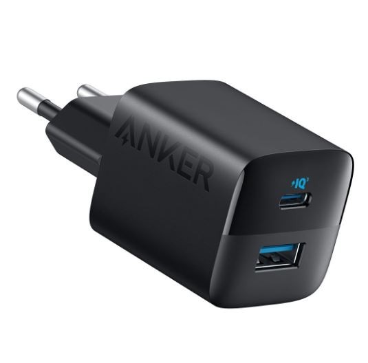 Ładowarka sieciowa 323 33W 1xUSB-A 1xUSB-C czarna 