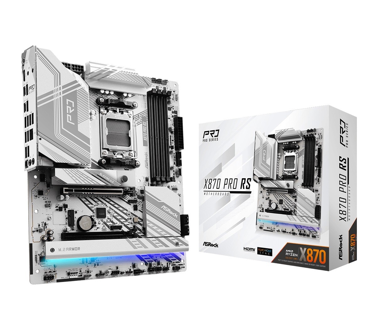 Płyta główna X870 PRO RS AM5 4DDR5 M.2 ATX 