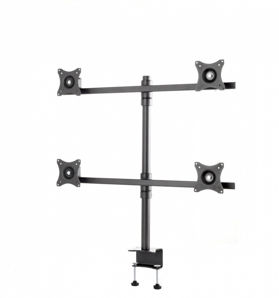 SV07 Uchwyt biurkowy do czterech monitorów 19-27 cali VESA 75x75 - 100x100 40 kg