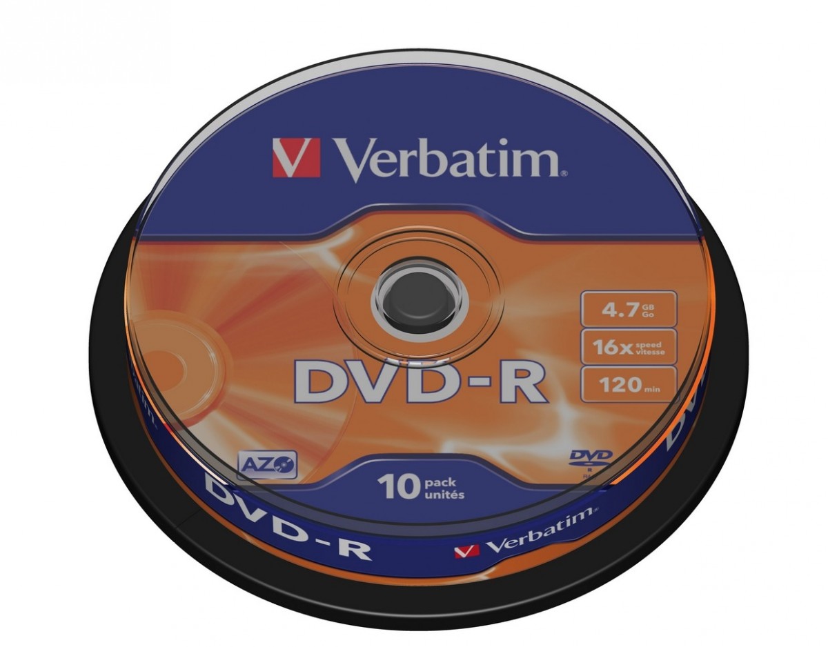 DVD-R 16x 4.7GB 10P CB           43523