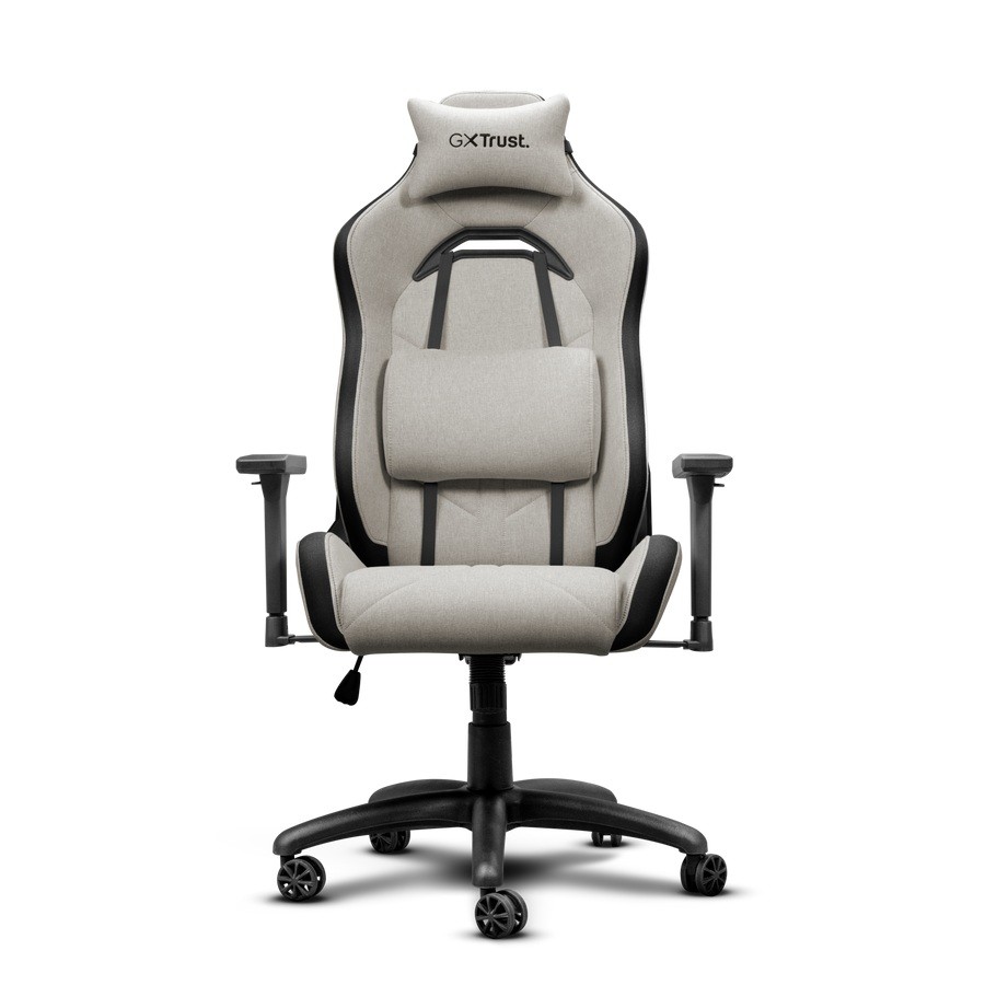 Fotel gamingowy GXT 723B Ruya materiałowy beżowy