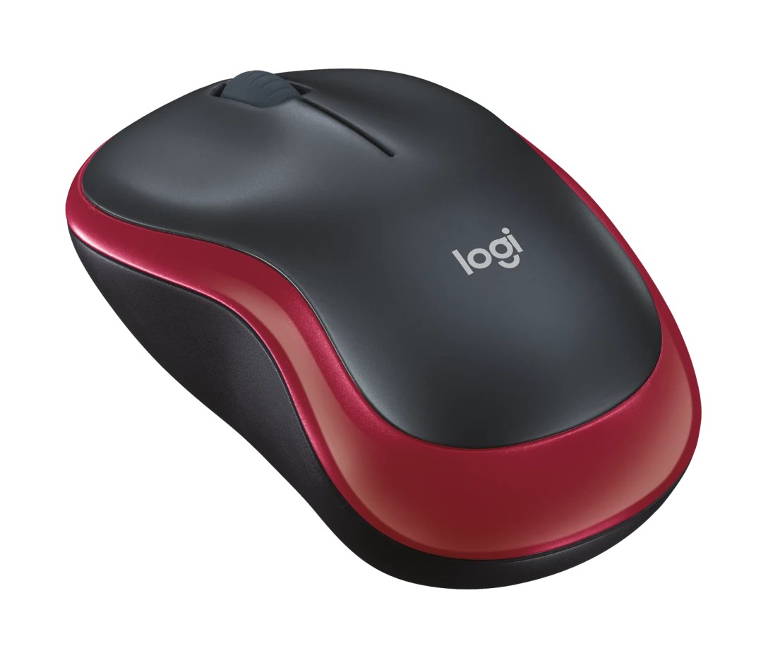Mysz bezprzewodowa M185 czerwona 910-002237 