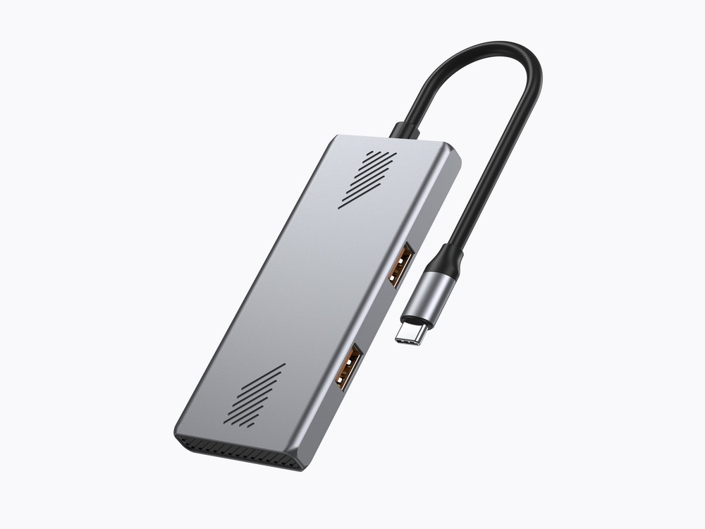 HUB 4-portowy USB 3.2 (Gen 2) typu C z 4 portami A + C 
