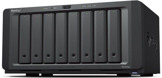 Serwer NAS DS1823xs+ 8x0HDD 4Core V1780B 3,35Ghz 8GB DDR4 ECC 250W 5Y 