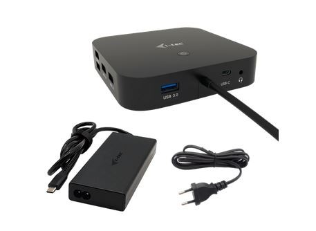 Stacja dokująca USB-C HDMI Dual DP Docking Station Power Delivery 100 W + i-tec Universal Charger 100 W 