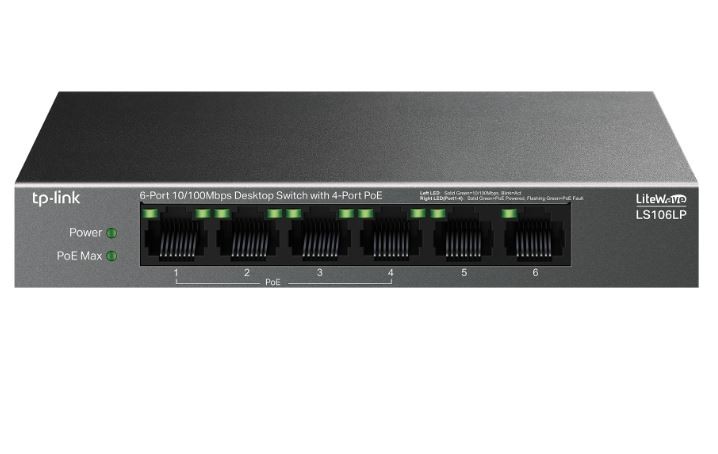 Przełącznik LS106LP 6xFE PoE