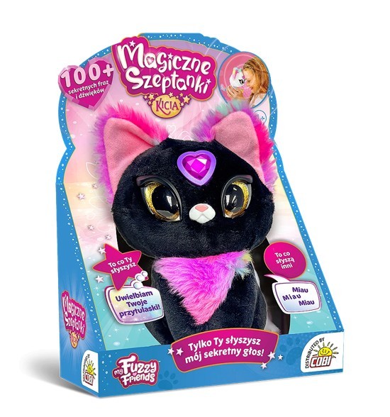 Maskotka interaktywna Magic Whispers - Magiczne szeptanki Kicia czarna 