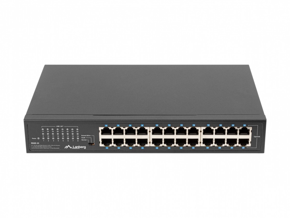 Switch 24X 1GB Gigabit Ethernet rack RSGE-24 