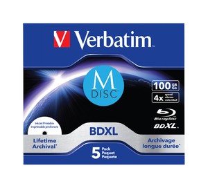 Płyty M-DISC BD-R 4x 100GB 5P JC Printable 43834