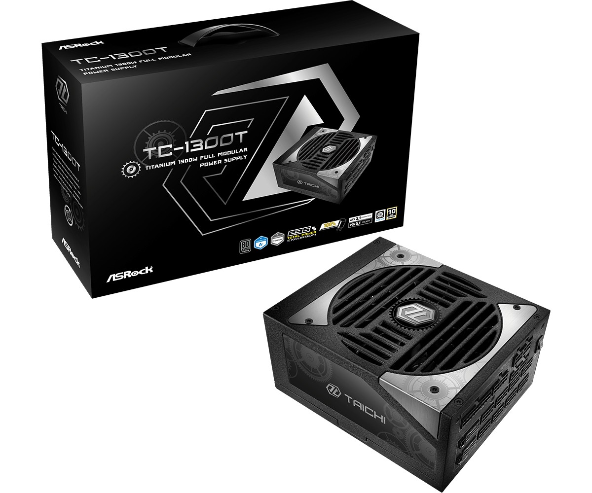 Zasilacz TC-1300T 1300W 80PLUS TITANUM modularny