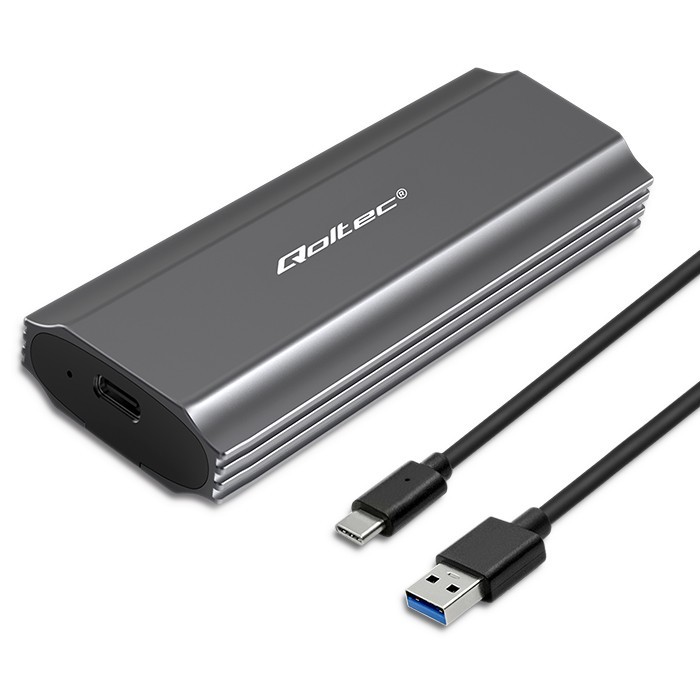 Obudowa | kieszeń NV2271 na dysk M.2 SSD | SATA | NVMe | USB-C | 2TB 