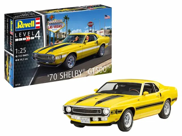 Model plastikowy 70 Shelby Mustang GT500 1/25 