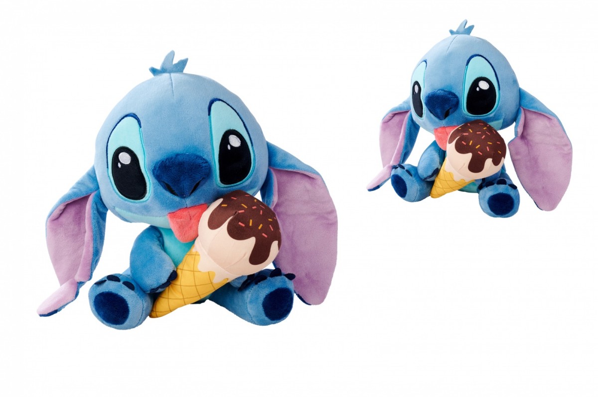 Maskotka Stitch z lodem 25 cm oryginalna 