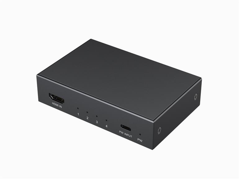 Splitter/rozdzielacz HDMI 4K, 4 porty 