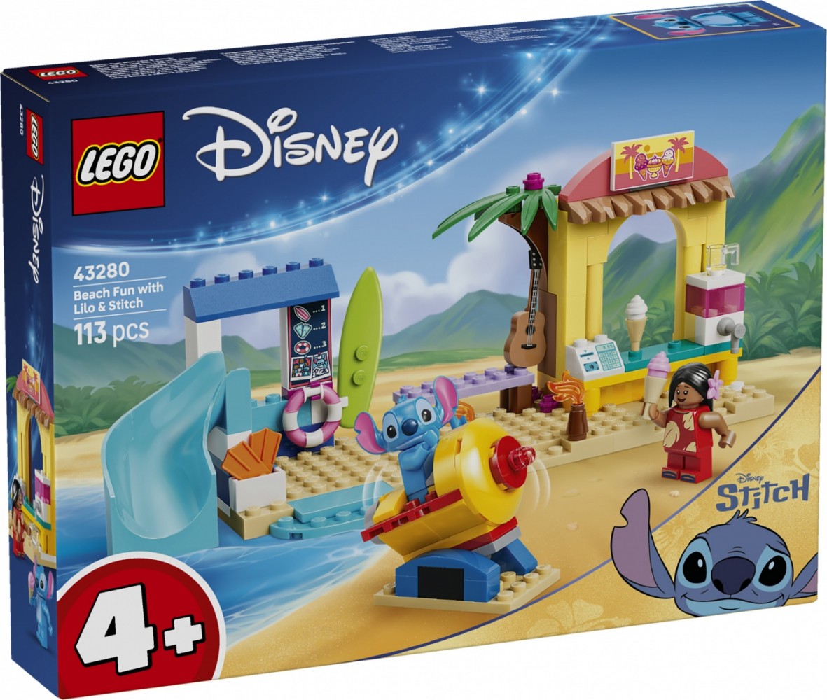 Klocki Disney 43280 Zabawa na plaży z Lilo i Stitchem 