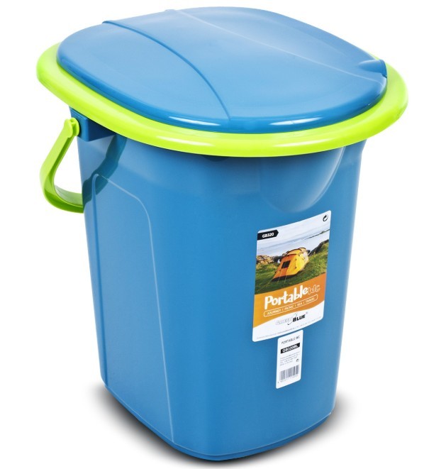 Toaleta turystyczna GB320BL morski-limonka