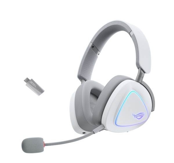 Słuchawki ROG Delta II Wireless 2.4GHz/BT/3.5 Białe
