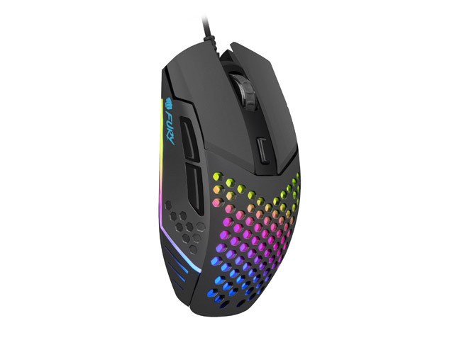Mysz Battler 6400 DPI dla graczy podświetlenie Czarna 