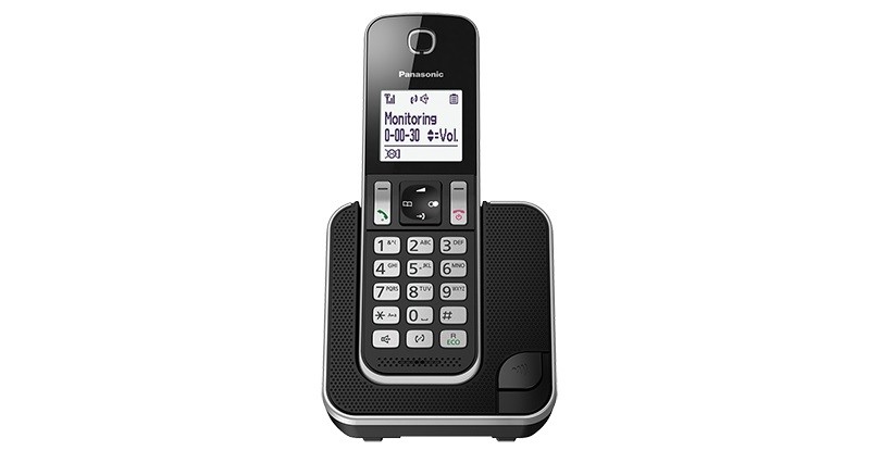 Telefon bezprzewodowy KX-TGD 310 czarny