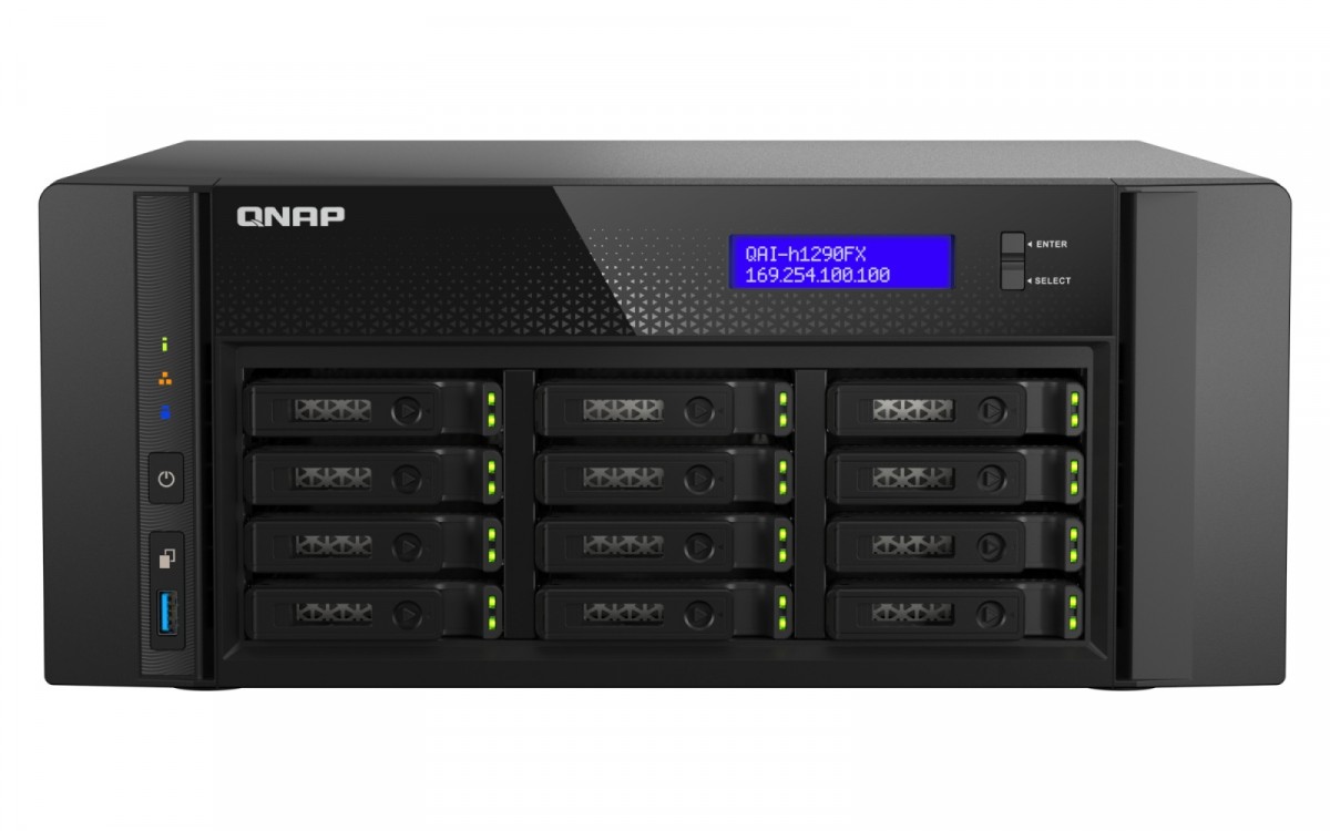 Serwer NAS QAI-h1290FX-7302P-128GB 12 zatok Allflash desktop