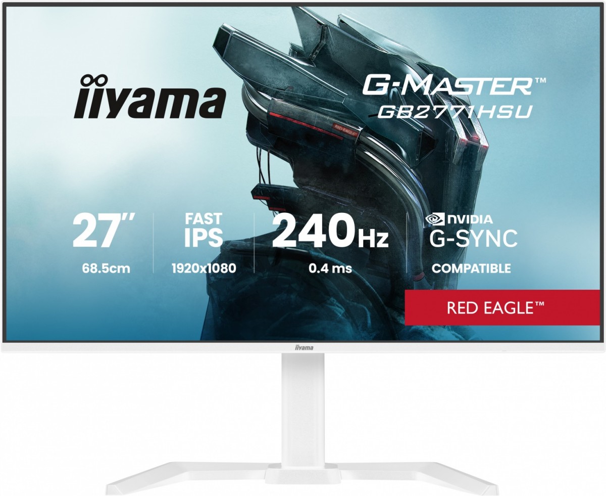 Monitor 27 cali GB2771HSU-W1 0.4ms,Fast IPS, HAS (150) PIVOT,        1xUSB 3.2, 1xUSB C, 240Hz, DP, 2xHDMI,Adaptive G-SYNC - 1920 x 1080 @48-240Hz Dis