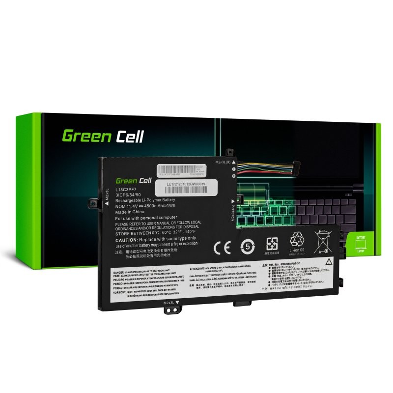 Bateria L18C3PF7 11,4V 4500mAh do Lenovo IdeaPad C340-14 S340-15 