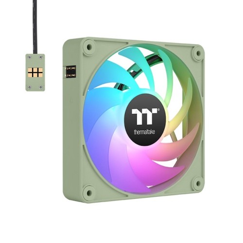 Wentylator - CT120 EX ARGB (3x120mm, PWM, łączenie magnetyczne) Matcha Green