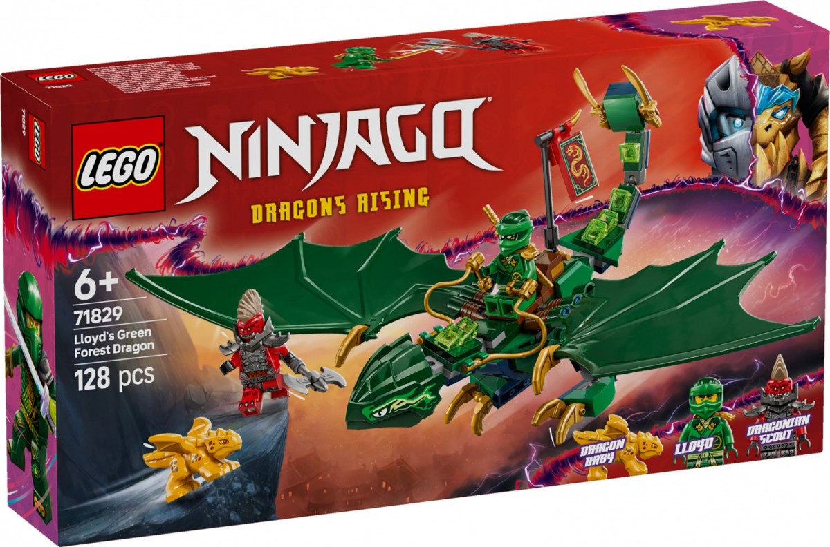 Klocki Ninjago 71829 Zielony leśny smok Lloyda 
