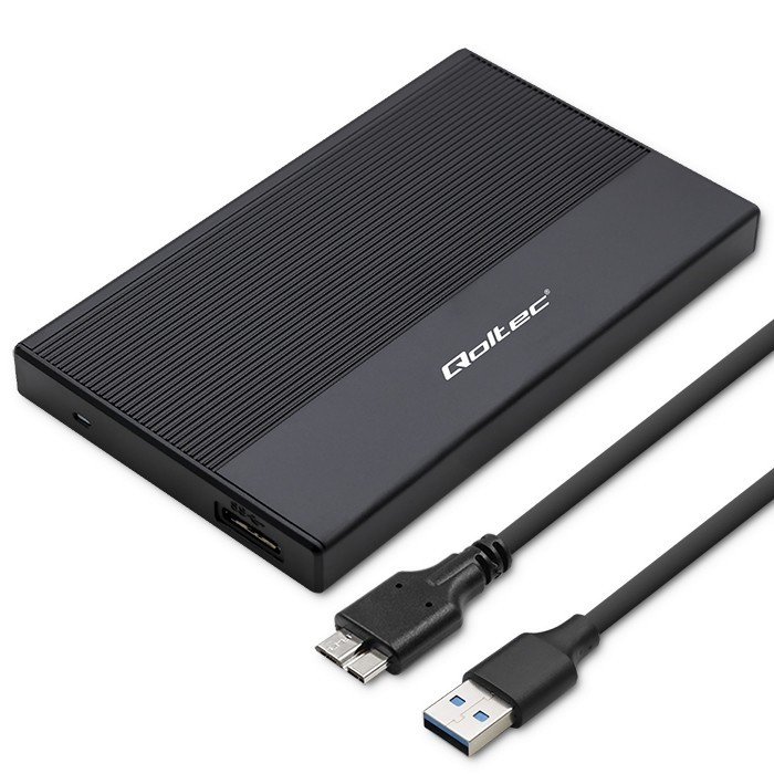 Obudowa | Kieszeń na dysk SSD HDD 2.5 cala | SATA | USB 3.0 | Super  speed 5Gb/s | 2TB | Czarna