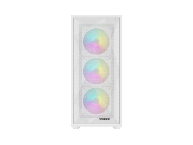Obudowa Genesis Diaxid 605 ARGB MIDI TOWER USB-C Biała 