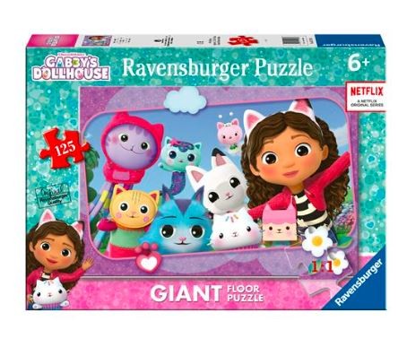 Puzzle 125 elementów Gigant Koci Domek Gabi
