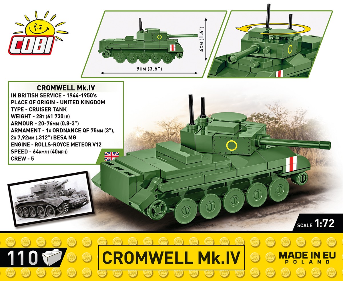 Klocki Historical Collection Cromwell Mk.IV 