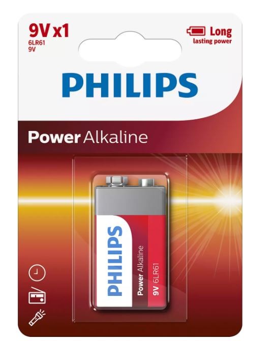 Bateria Power Alkaline 9V 1szt. blister (LR61)