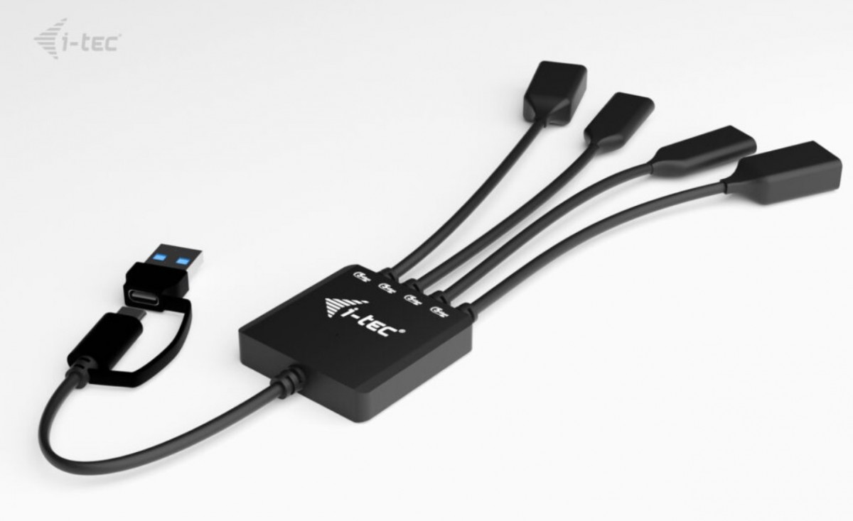HUB USB-C/USB-A Cable 4 port (2x USB-C 2x USB-A) 